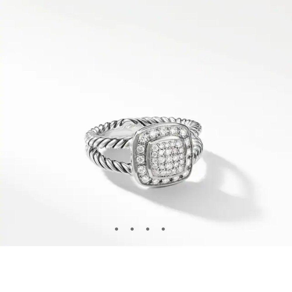 Petite Albion Ring with Diamonds